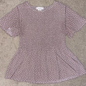 Smocked Babydoll Blouse